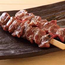 Grilled gizzard skewer