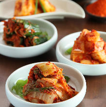 Assorted kimchi, 3 kinds