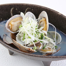 Manila clams steamed with sake