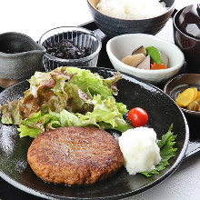 Japanese-style hamburg steak