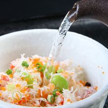 Crab rice
