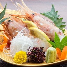 Botan shrimp sashimi