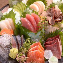 Assorted sashimi, 7 kinds