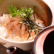 Tai chazuke (sea bream and rice with tea)