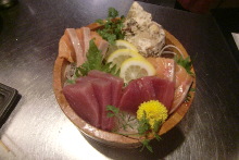 Assorted sashimi