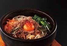 Stone grilled bibimbap