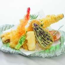 Assorted tempura