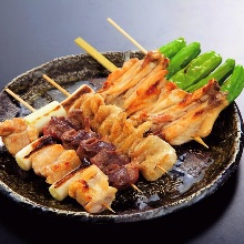 Assorted grilled skewers, 5 kinds