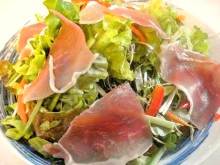 Raw ham salad