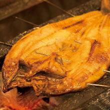 Charcoal grilled Atka mackerel