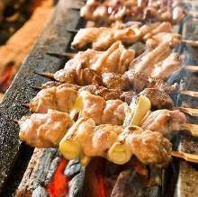 Assorted grilled skewers, 5 kinds