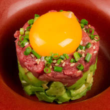 Horse meat tartare