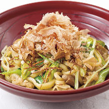 Sauteed wheat noodles