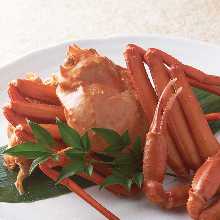 Boiled crab