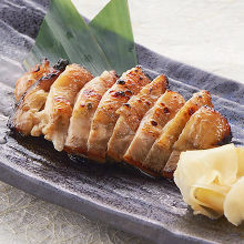 Grilled chicken with saikyo miso