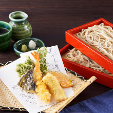 Buckwheat noodles with tempura