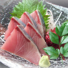 Japanese amberjack sashimi