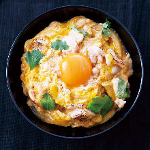 "Oyako" chicken and egg rice bowl
