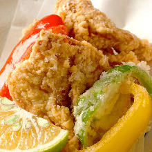 Fried pufferfish