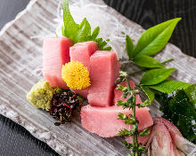 Fatty bluefin tuna sashimi