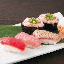 Tuna sushi platter