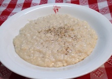 Cheese risotto