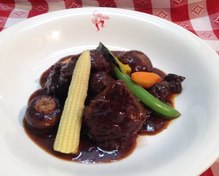 Simmered beef cheek