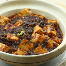 Spicy tofu and ground meat