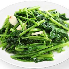 Stir-fried water spinach