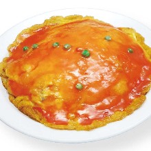 Crab omelette