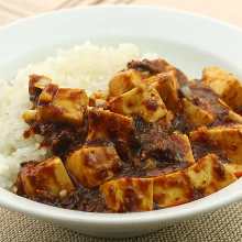 Spicy tofu rice bowl