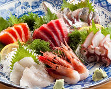 Assorted premium sashimi