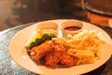 Deep-fried whitefish