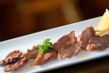 Charcoal grilled meat