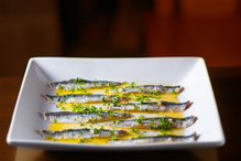 Pickled sardines