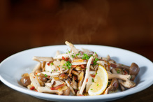 Stir-fried mushroom with butter