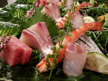 Assorted sashimi, 3 kinds