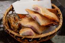 Deep-fried horse mackerel