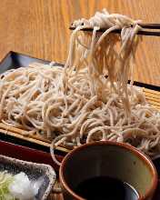 Chilled buckwheat noodles without broth