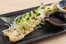 Conger eel tempura