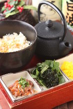 Ochazuke(rice with tea)