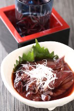 Firefly squid pickled in soy sauce
