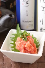 Marinated cod roe