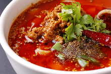 Mala soup noodle