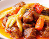 Stir-fried lamb and tomato