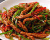 Stir-fried thinly-sliced beef
