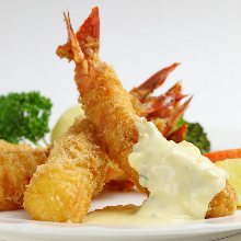 Deep-fried shrimp