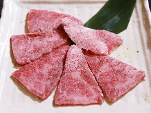 Rare cut steak