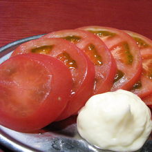 Sliced tomatoes