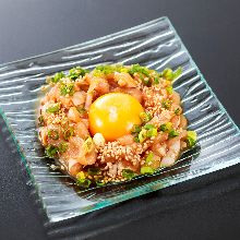 Jidori chicken tartare